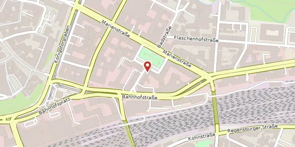Karte der Umgebung von Willy-Brandt-Platz 10, 90402 Nürnberg