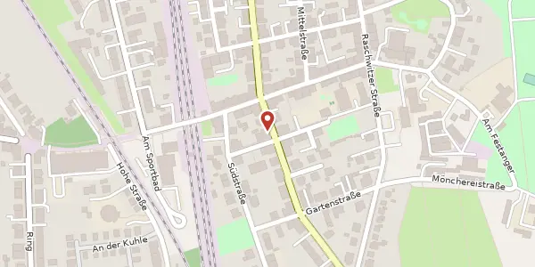 Karte der Umgebung von Hauptstraße 64 b, 04416 Markkleeberg