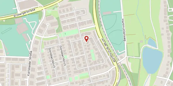 Karte der Umgebung von Aenne-Ludwig-Straße 28, 55122 Mainz