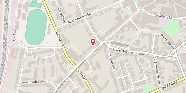 Karte der Umgebung von Düsseldorfer Str. 54a, 40878 Ratingen