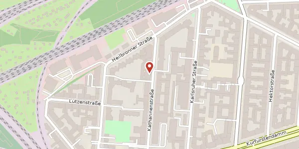 Karte der Umgebung von Katharinenstraße 18, 10711 Berlin
