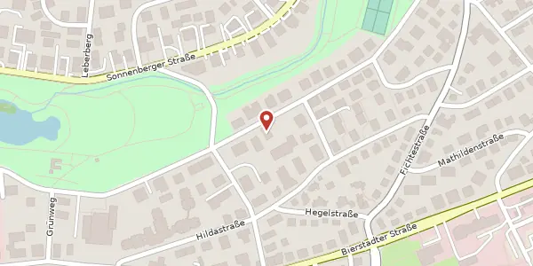 Karte der Umgebung von Parkstr. 19, 65185 Wiesbaden