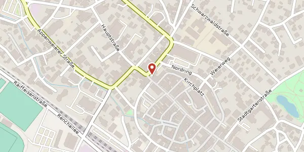 Karte der Umgebung von Hauptstraße 75, 77704 Oberkirch (Baden)