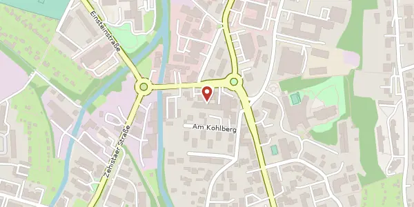 Karte der Umgebung von Zehistaer Straße 1, 01796 Pirna