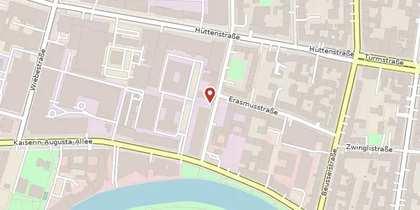 Karte der Umgebung von Reuchlinstraße 10, 10553 Berlin