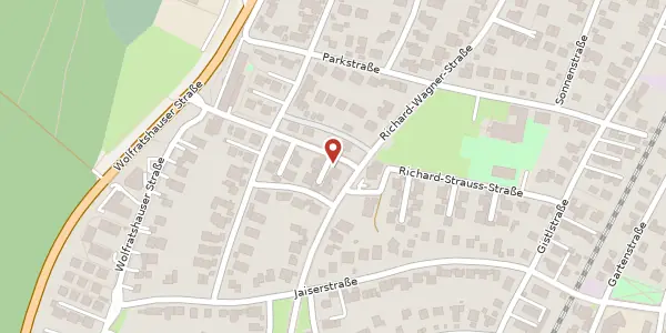 Karte der Umgebung von Wolfgang-Meier-Weg 1, 82049 Pullach