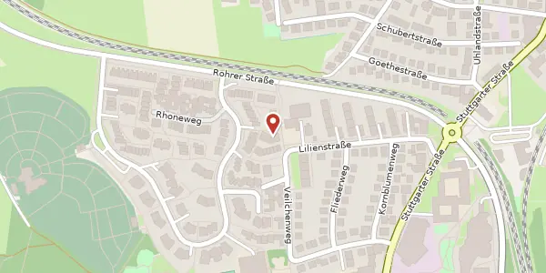 Karte der Umgebung von Manosquer Straße 19, 70771 Leinfelden-Echterdingen
