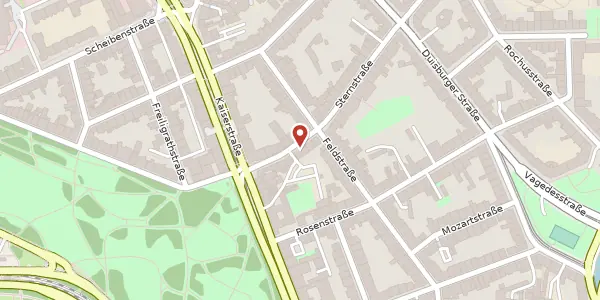 Karte der Umgebung von Sternstr. 9-11, 40479 Düsseldorf