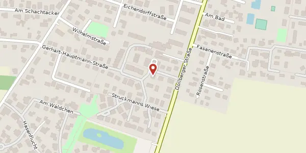 Karte der Umgebung von Gerhart-Hauptmann-Straße 32, 31311 Uetze
