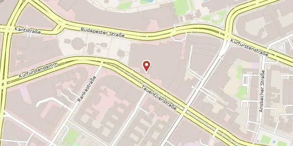Karte der Umgebung von Tauentzienstraße 9-12, 10789 Berlin