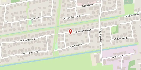 Karte der Umgebung von Bentgrasweg 9, 26817 Rhauderfehn