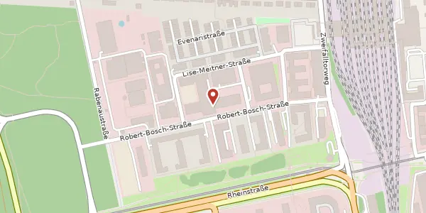 Karte der Umgebung von Robert-Bosch-Str. 7, 64293 Darmstadt