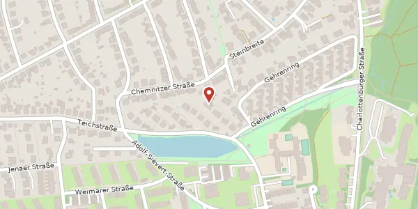 Karte der Umgebung von Teichstraße 77, 37085 Göttingen