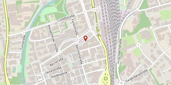 Karte der Umgebung von Bahnhofstraße 24-28, 73430 Aalen