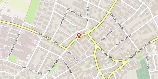 Karte der Umgebung von Leonberger Straße 7, 70839 Gerlingen