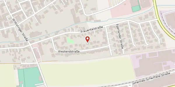 Karte der Umgebung von Westendstraße 18, 89407 Dillingen a. d. Donau
