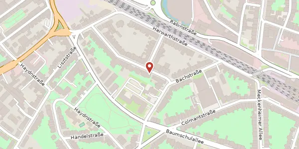 Karte der Umgebung von Mozartstr. 3, 53111 Bonn