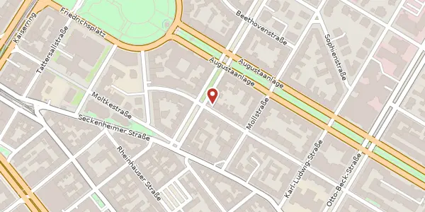 Karte der Umgebung von Richard-Wagner-Str. 11, 68165 Mannheim
