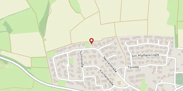 Karte der Umgebung von Neckarstraße 14, 74626 Bretzfeld