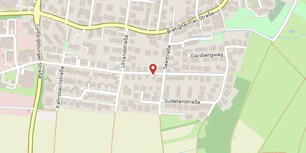 Karte der Umgebung von Neckarstraße 38, 74379 Ingersheim