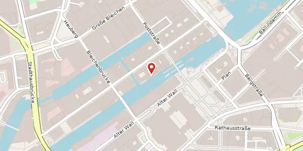 Karte der Umgebung von Alsterarkaden 20, 20354 Hamburg