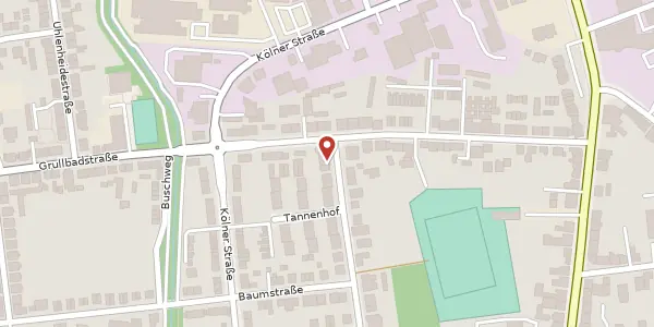 Karte der Umgebung von Tannenstr. 2 c, 45661 Recklinghausen