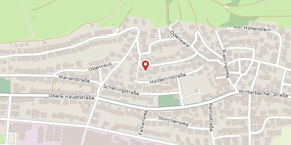 Karte der Umgebung von Silcherstraße 29, 73630 Remshalden-Geradstetten