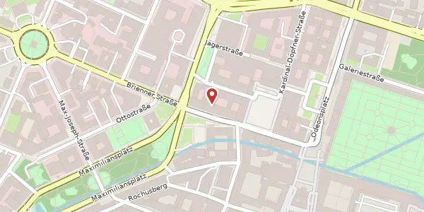 Karte der Umgebung von Brienner Str. 12, 80333 München