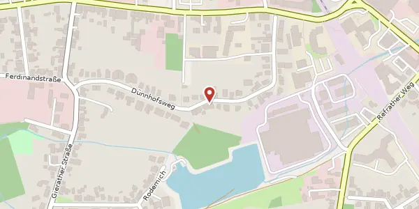 Karte der Umgebung von Dünnhofsweg 38, 51469 Bergisch Gladbach
