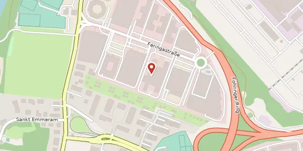 Karte der Umgebung von Feringastr. 10a, 85774 Unterföhring