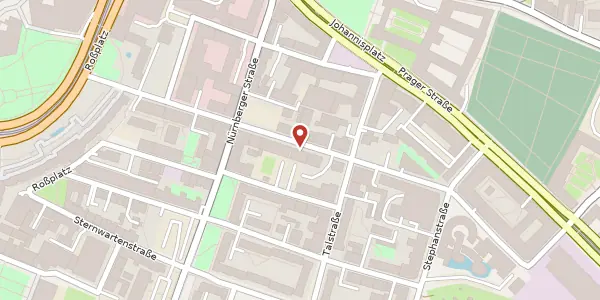 Karte der Umgebung von Goldschmidtstraße 22, 04103 Leipzig