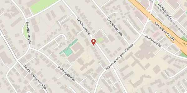Karte der Umgebung von Zanderstr. 54, 53177 Bonn