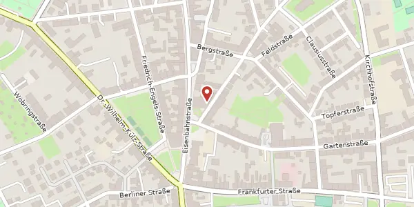 Karte der Umgebung von Feldstraße 34, 15517 Fürstenwalde /Spree