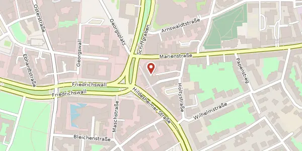 Karte der Umgebung von Aegidientorplatz 2 B, 30159 Hannover