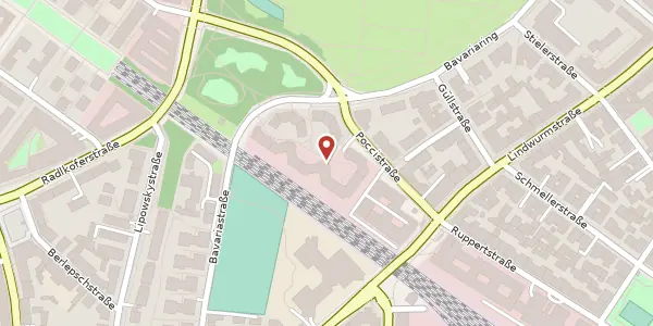 Karte der Umgebung von Poccistr. 11, 80336 München