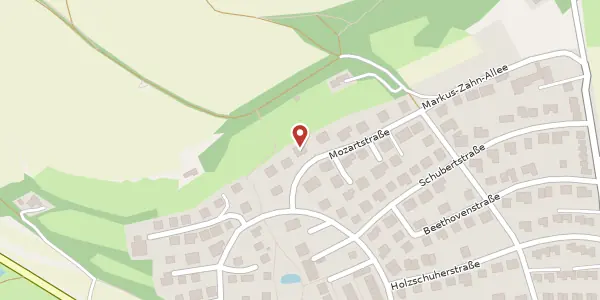 Karte der Umgebung von Mozartstr. 12, 95632 Wunsiedel