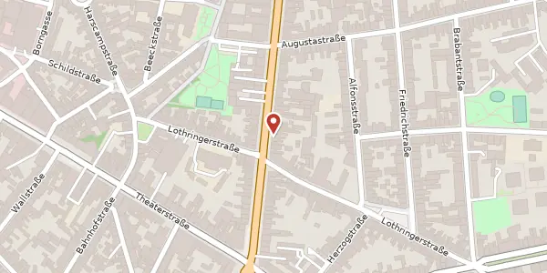 Karte der Umgebung von Wilhelmstr. 71, 52070 Aachen