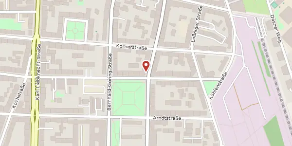 Karte der Umgebung von Arthur-Hoffmann-Straße 74, 04275 Leipzig