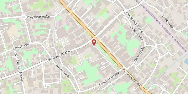 Karte der Umgebung von Ludwigplatz 32, 94447 Plattling