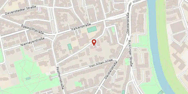 Karte der Umgebung von Hohe Straße 9, 30449 Hannover