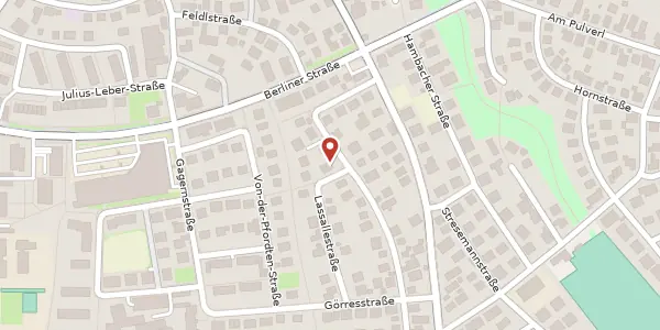 Karte der Umgebung von Sudetenstr. 12, 85051 Ingolstadt