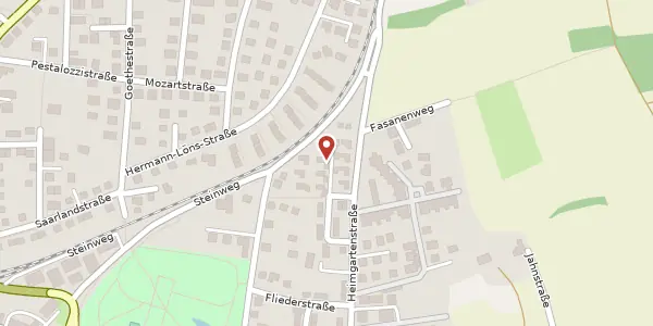 Karte der Umgebung von Felsenstr. 31, 90513 Zirndorf