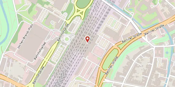 Karte der Umgebung von Bahnhofsplatz 1, 37073 Göttingen