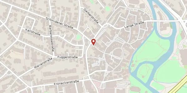 Karte der Umgebung von Schmidener Straße 11, 71332 Waiblingen