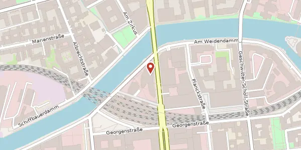 Karte der Umgebung von Friedrichstraße 140, 10117 Berlin