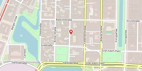 Karte der Umgebung von Hohe Str. 46, 40213 Düsseldorf