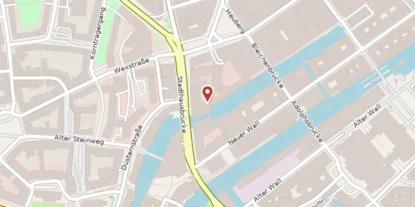 Karte der Umgebung von Stadthausbrücke 8a, 20355 Hamburg