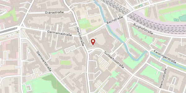 Karte der Umgebung von Suitbertusstr. 4, 40223 Düsseldorf