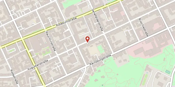 Karte der Umgebung von Augustenstraße 55, 70178 Stuttgart