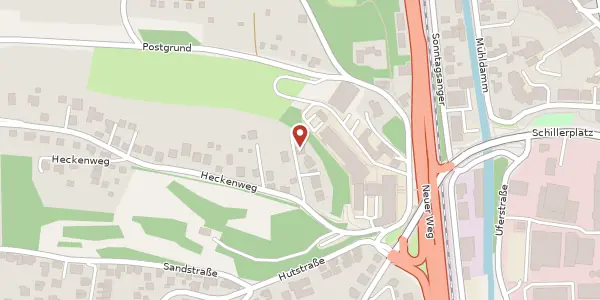 Karte der Umgebung von Heckenweg 6e, 96450 Coburg